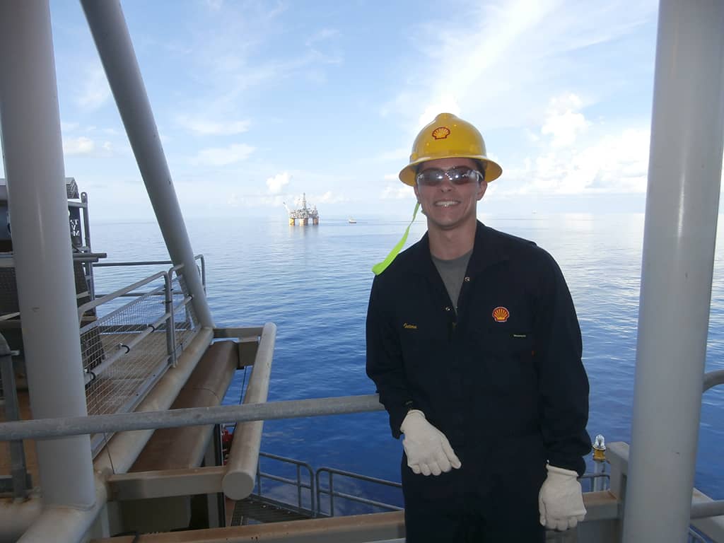 Student Stein Housner, Internship at Shell Oil